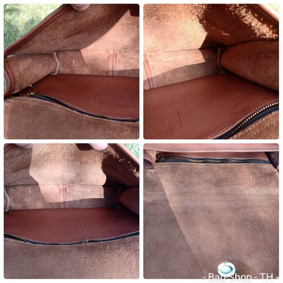 Vintage Coach 9635 Convertible Clutch/ leather bag - Picture 8 of 16